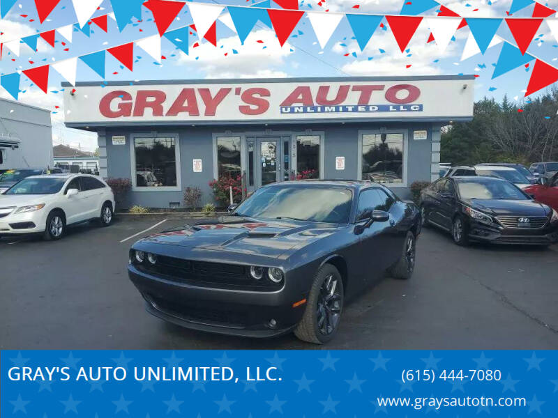 2021 Dodge Challenger for sale at GRAY'S AUTO UNLIMITED, LLC. in Lebanon TN