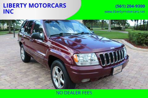 2002 Jeep Grand Cherokee for sale at LIBERTY MOTORCARS INC in Royal Palm Beach FL