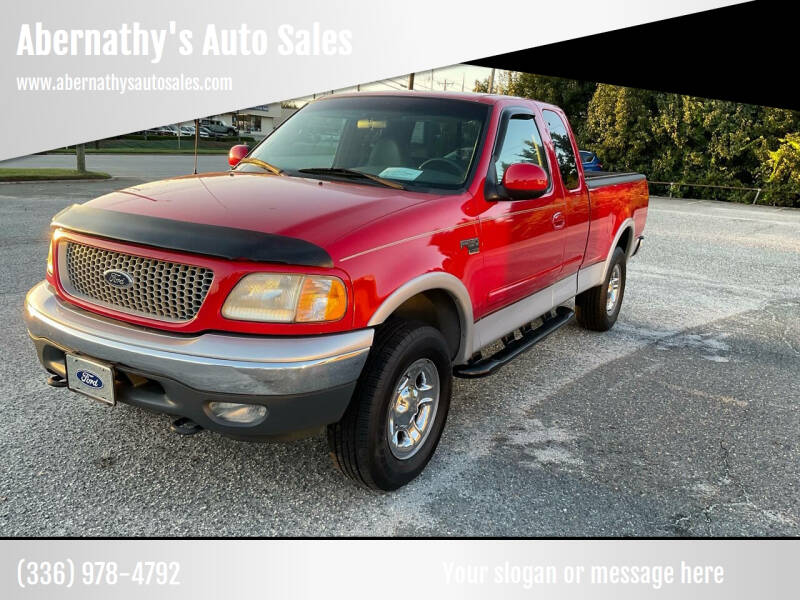 1999 Ford F-150 for sale at Abernathy's Auto Sales in Kernersville NC