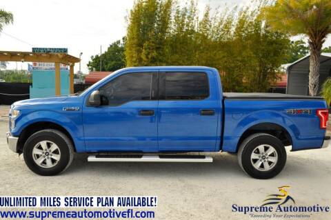2015 Ford F-150 for sale at Supreme Automotive in Land O Lakes FL