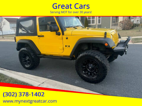 2008 Jeep Wrangler for sale at Great Cars in Middletown DE