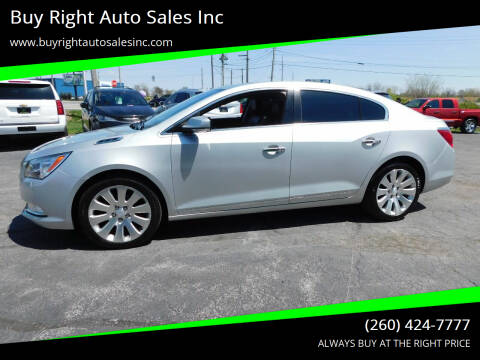 2015 Buick LaCrosse for sale at Buy Right Auto Sales Inc in Fort Wayne IN