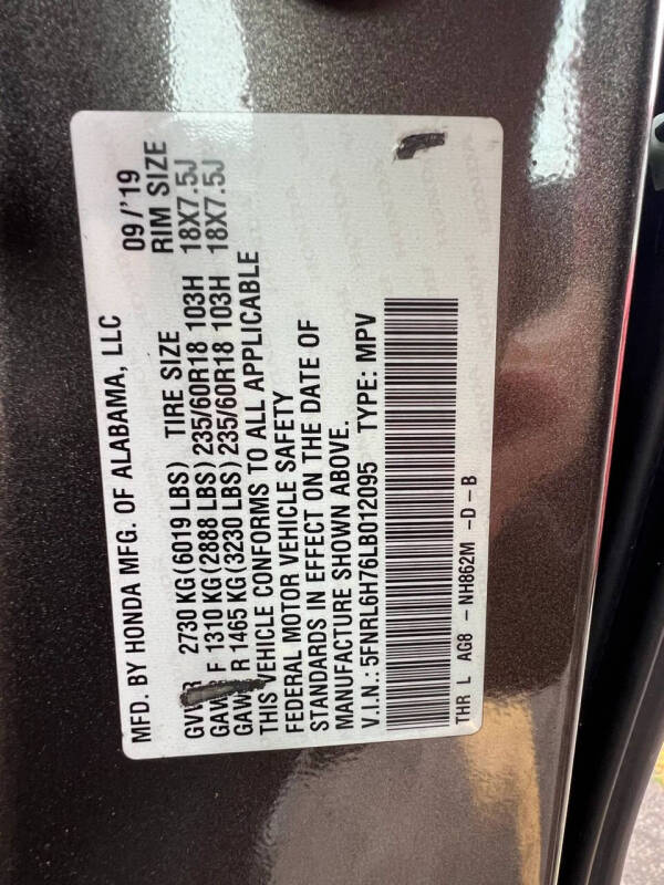 2020 Honda Odyssey