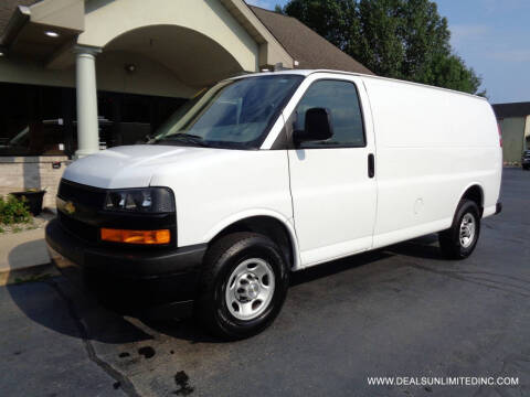 2021 Chevrolet Express for sale at DEALS UNLIMITED INC in Portage MI