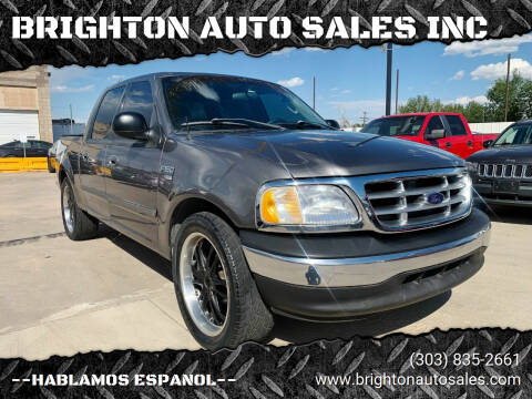 2003 Ford F-150 for sale at BRIGHTON AUTO SALES INC in Brighton CO