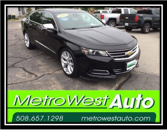 2015 Chevrolet Impala for sale at Metro West Auto in Bellingham MA