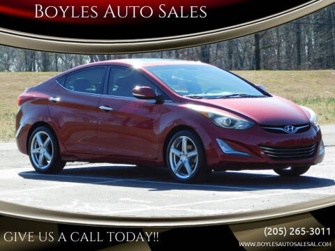 2014 Hyundai Elantra for sale at Boyles Auto Sales in Jasper AL