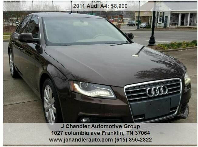 2011 Audi A4 for sale at Franklin Motorcars in Franklin TN