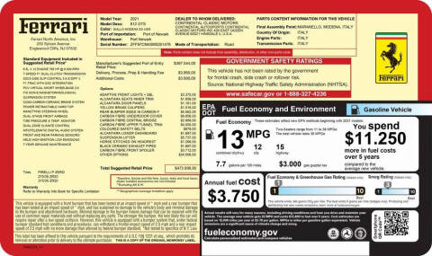 2021 Ferrari 812 GTS