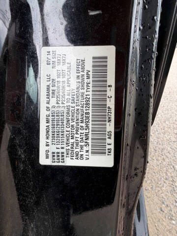 2014 Honda Odyssey Touring