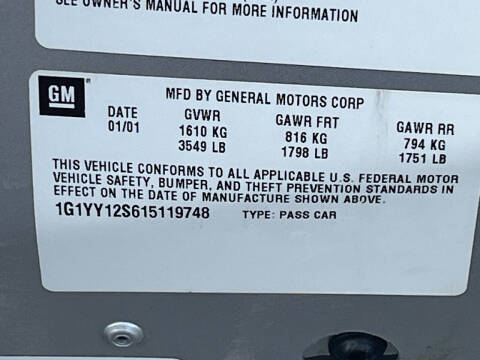 2001 Chevrolet Corvette Z06