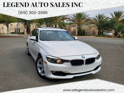 2013 BMW 3 Series for sale at Legend Auto Sales Inc in Lemon Grove CA