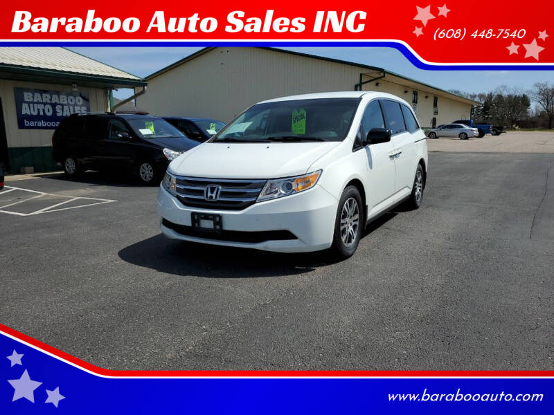 2012 Honda Odyssey for sale at Baraboo Auto Sales INC in Baraboo WI