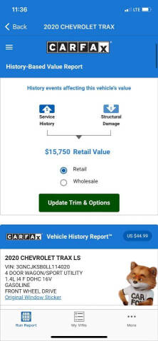 2020 Chevrolet Trax LS