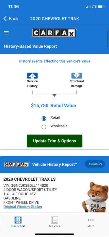 2020 Chevrolet Trax LS