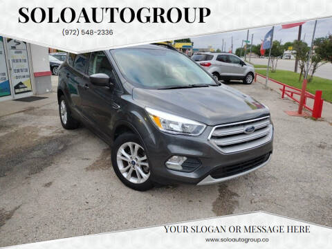 2018 Ford Escape for sale at SOLOAUTOGROUP in Mckinney TX