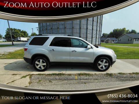 2011 GMC Acadia for sale at Zoom Auto Outlet LLC in Thorntown IN