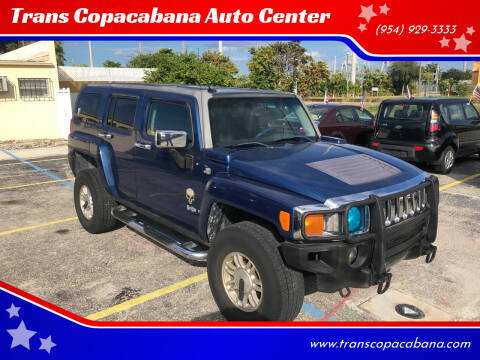2006 HUMMER H3 for sale at TransCopacabana.Com in Hollywood FL