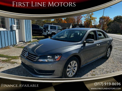 2014 Volkswagen Passat for sale at First Line Motors in Jamestown IN