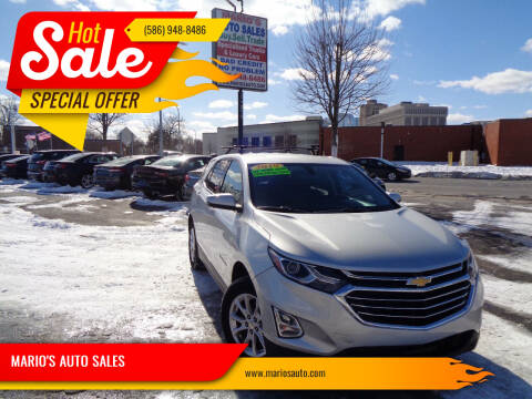 2019 Chevrolet Equinox for sale at MARIO'S AUTO SALES in Mount Clemens MI