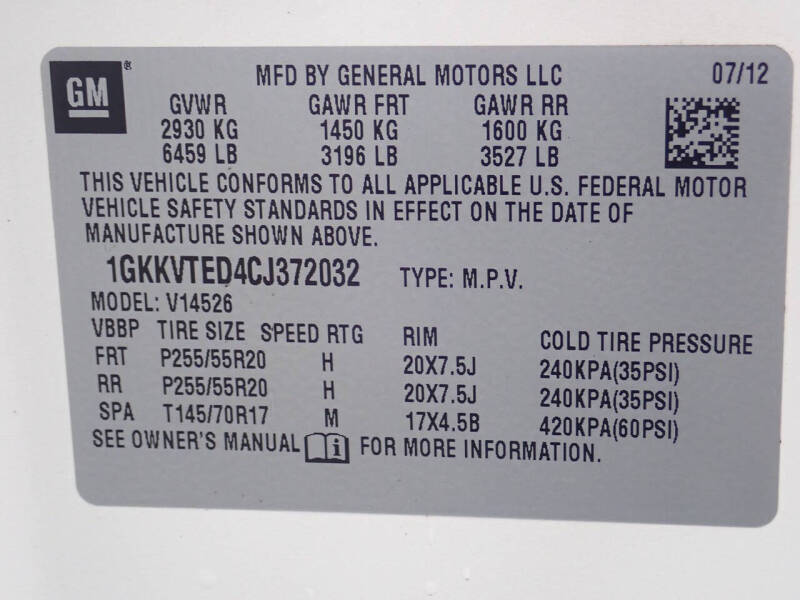 2012 GMC Acadia Denali