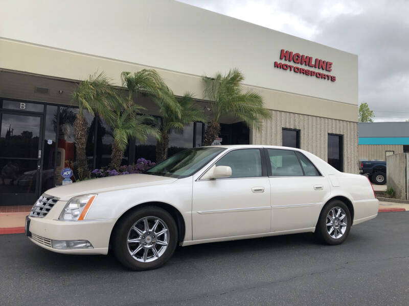 2011 Cadillac DTS for sale at HIGH-LINE MOTOR SPORTS in Brea CA