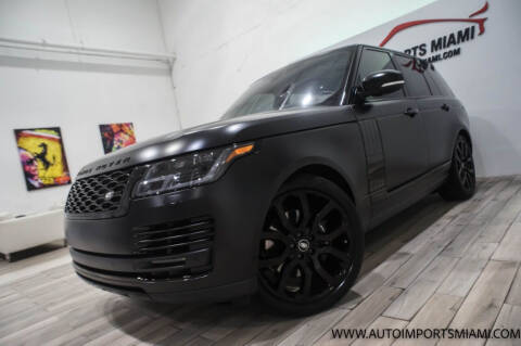2020 Land Rover Range Rover for sale at AUTO IMPORTS MIAMI in Fort Lauderdale FL