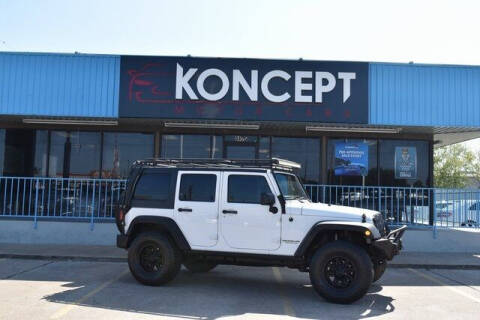 2014 Jeep Wrangler Unlimited for sale at Strawberry Road Auto Sales in Pasadena TX