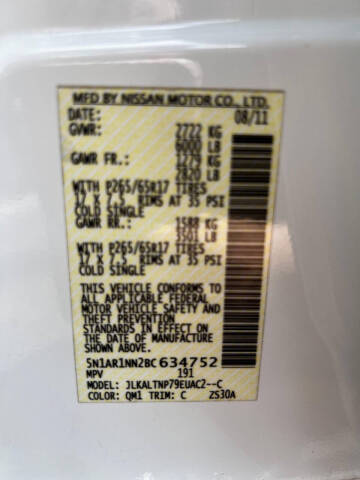 2011 Nissan Pathfinder SV