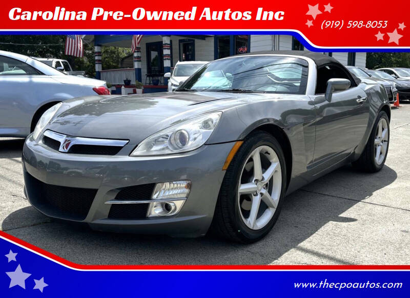 2007 Saturn SKY for sale at Carolina Pre-Owned Autos Inc in Durham NC