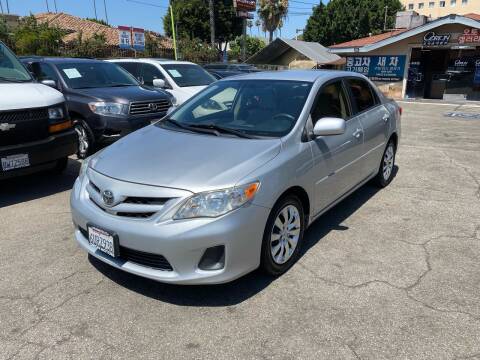 2012 Toyota Corolla for sale at Orion Motors in Los Angeles CA