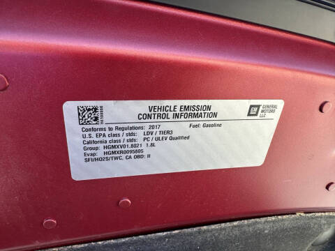 2017 Chevrolet Sonic LT Auto