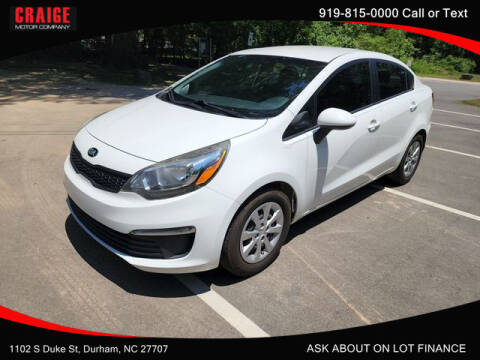 2016 Kia Rio for sale at CRAIGE MOTOR CO in Durham NC
