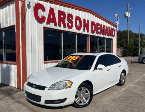 2013 Chevrolet Impala for sale at Cars On Demand 2 in Pasadena TX