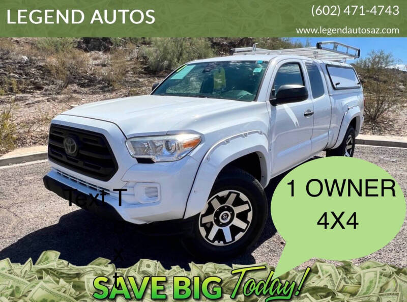 2019 Toyota Tacoma for sale at LEGEND AUTOS in Phoenix AZ