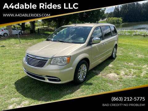 2011 Chrysler Town and Country for sale at A4dable Rides LLC in Haines City FL