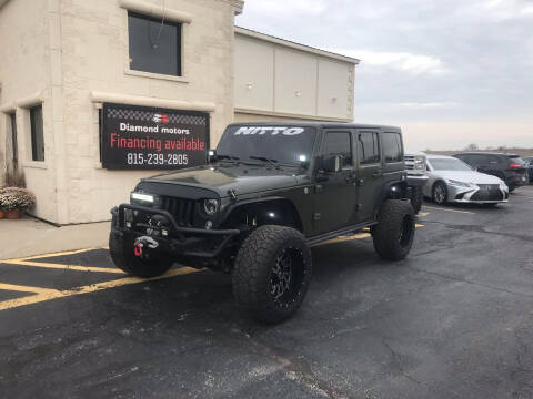 2015 Jeep Wrangler Unlimited for sale at Diamond Motors in Pecatonica IL