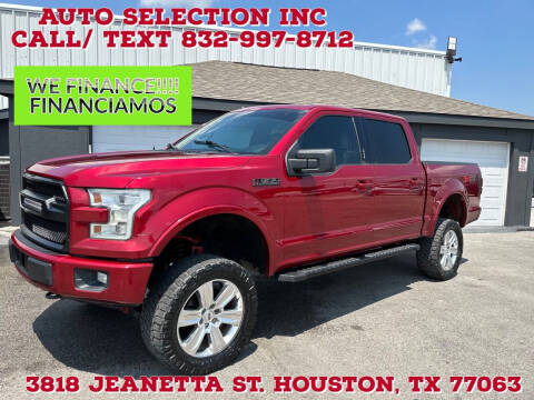2017 Ford F-150 for sale at Auto Selection Inc. in Houston TX