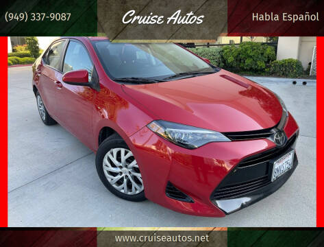 2019 Toyota Corolla for sale at Cruise Autos in Corona CA
