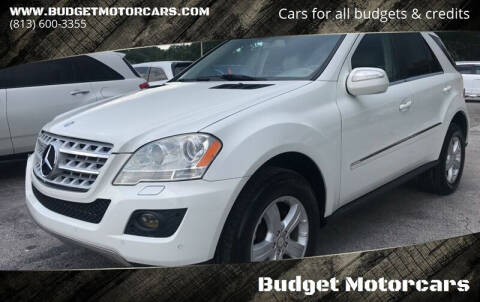 2010 Mercedes-Benz M-Class for sale at Budget Motorcars in Tampa FL