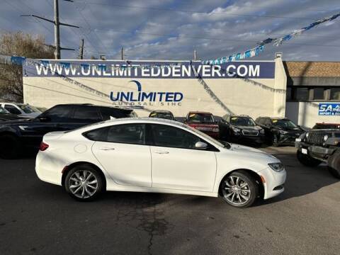 2016 Chrysler 200 for sale at Unlimited Auto Sales in Denver CO