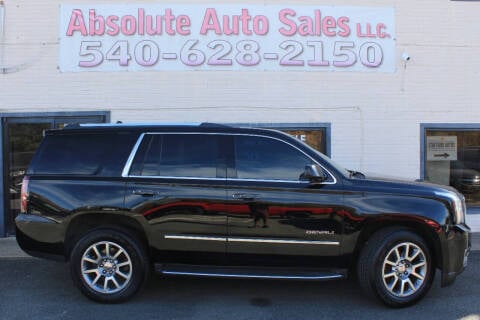 2015 GMC Yukon for sale at Absolute Auto Sales in Fredericksburg VA