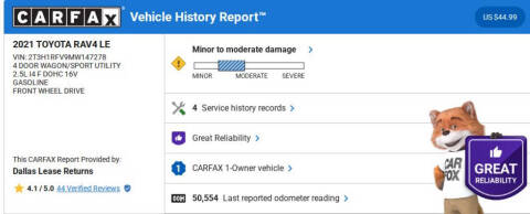 2021 Toyota RAV4 LE