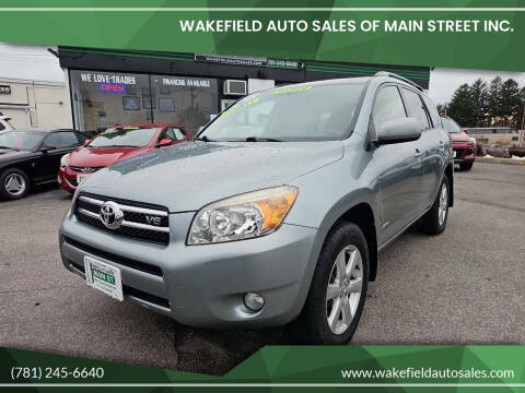 2007 Toyota RAV4 for sale at Wakefield Auto Sales of Main Street Inc. in Wakefield MA