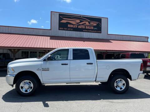 2013 RAM Ram Pickup 2500 for sale at Ridley Auto Sales, Inc. in White Pine TN