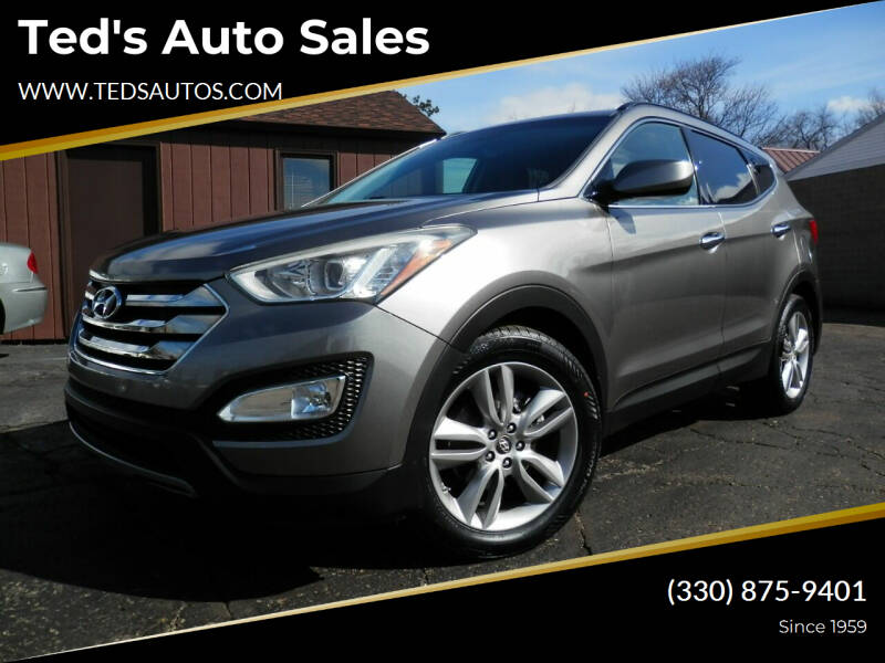 2013 Hyundai Santa Fe Sport for sale at Ted's Auto Sales in Louisville OH