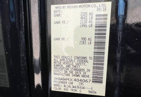 2018 Nissan Maxima 3.5 SV