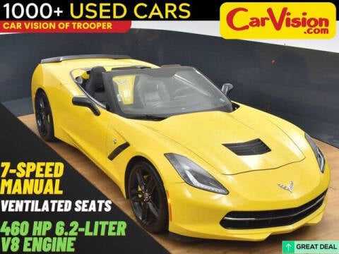 2014 Chevrolet Corvette for sale at Car Vision of Trooper in Norristown PA