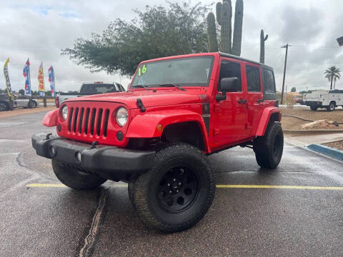 2016 Jeep Wrangler Unlimited Sport