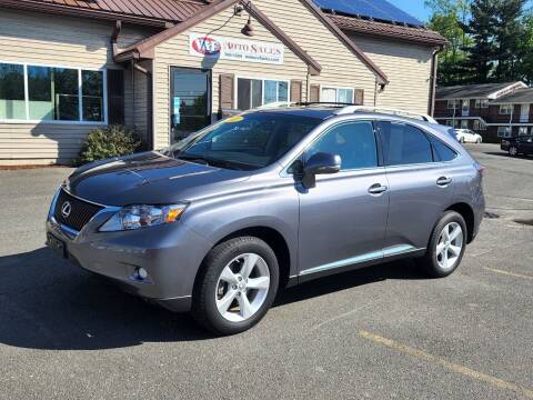 2012 Lexus RX 350 for sale at V & F Auto Sales in Agawam MA